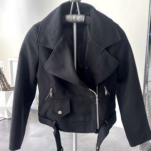 Moto, boxy style jacket! Everyday throw on style.